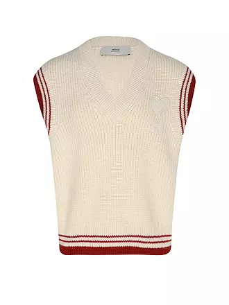 AMI PARIS | Chaleco | creme